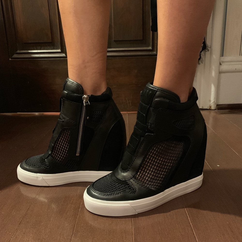 DKNY sneaker wedges
